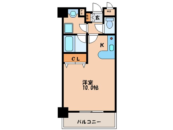 グランディール大串の物件間取画像